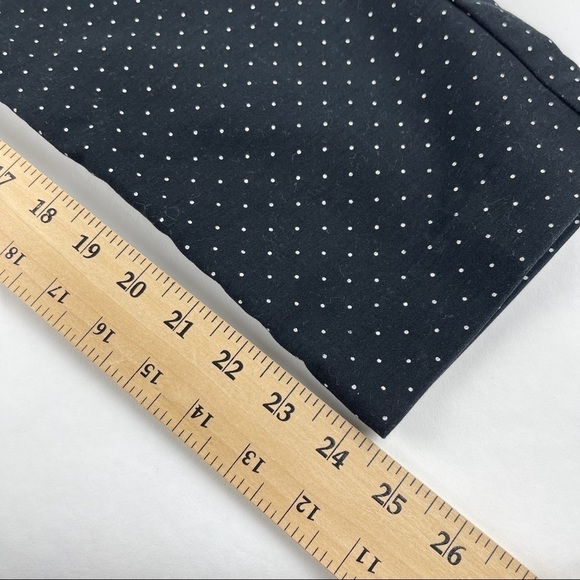 Old Navy Harper Pants Womens 8 Regular Mid Rise Black White Polka Dot - Picture 10 of 10
